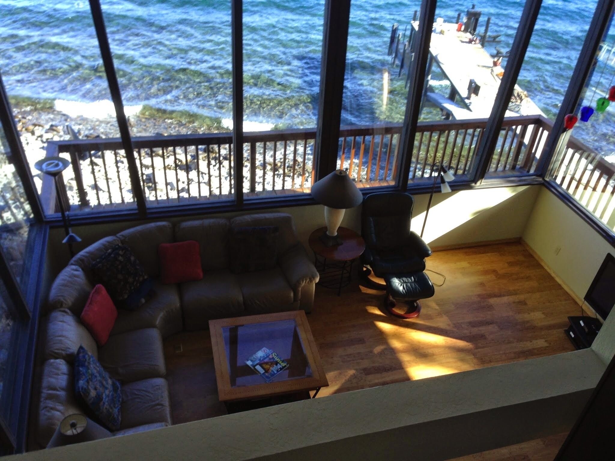 Rare Tahoe lakefront rental with amazing views and a pier. 
