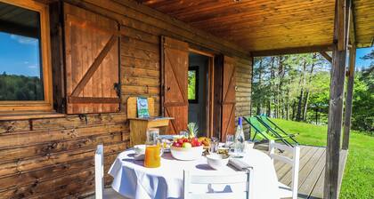 Vue sur le lac MonédiÚres | Chalet mitoyen + Spa