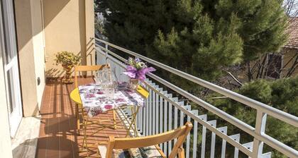 S300 - Sirolo, three-room apartment near the center with sea view