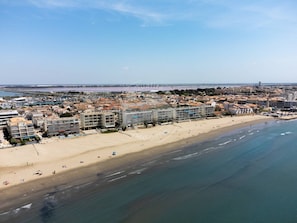 Vlak bij het strand