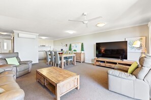 Family Apartment | Living area | DVD player - Riverdance Apt 14 (Mooloolaba)