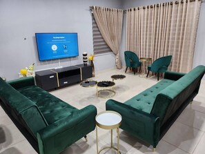 TV - Spacious Luxury 3Bed Hse in Tema - Netflix, Wi-fi (Tema)
