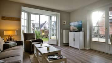 Tv, dvd-afspiller, stereoanlæg