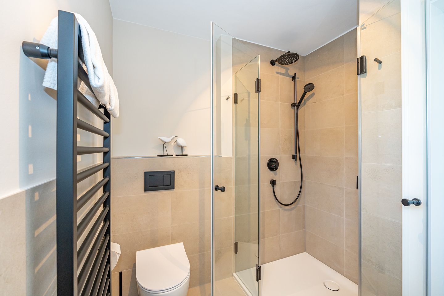 Shower, towels