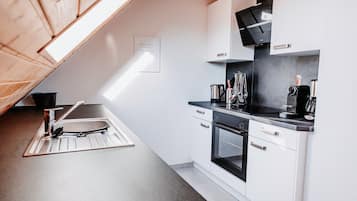 Kühlschrank, Ofen, Herdplatte, Geschirrspüler