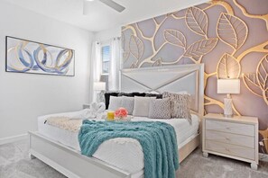 5 habitaciones, tabla de planchar con plancha y cuna de viaje 