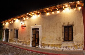 Voorkant van accommodatie