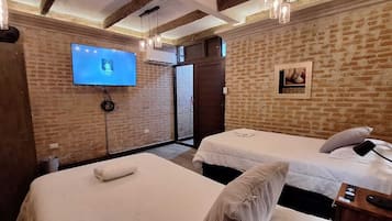 Schallisolierte Zimmer, kostenloses WLAN, BettwÀsche