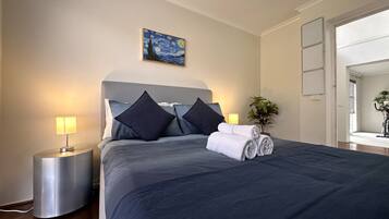 Biệt thự Tiêu chuẩn | 5 phòng ngủ, bộ trải giường bằng vải cotton Ai Cập