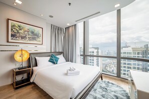 Deluxe Apartment, 2 Bedrooms, Balcony, City View