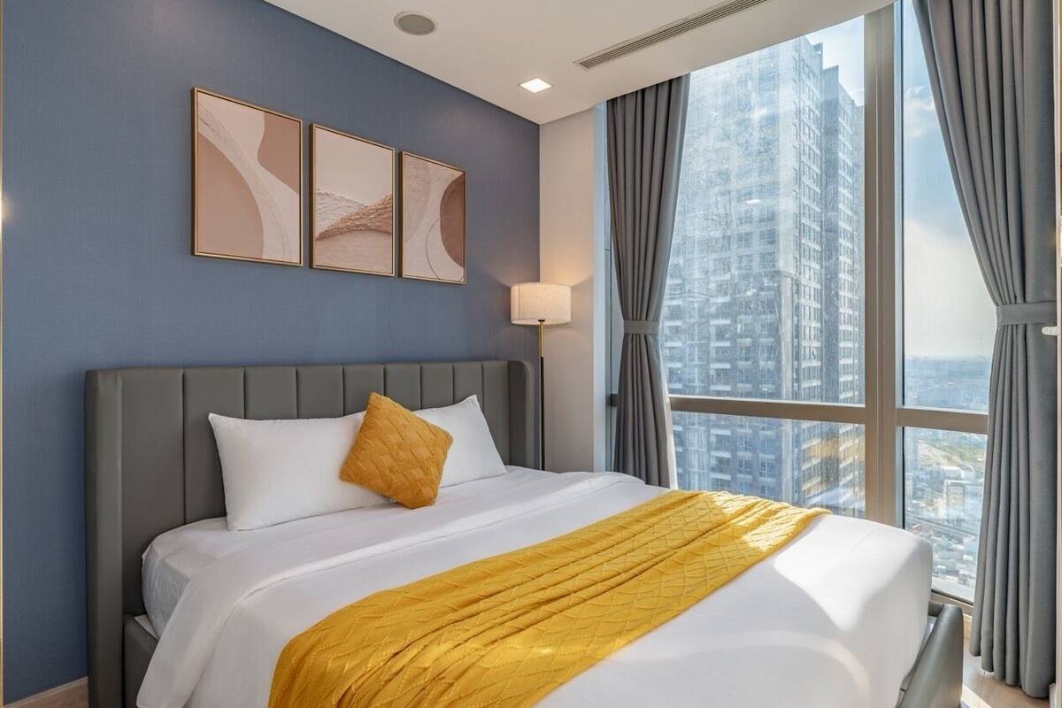 Apartamento Deluxe, 2 habitaciones, balcón, vistas al jardín | Caja fuerte, escritorio, espacio para trabajar con un portátil