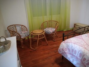 2 bedrooms, iron/ironing board, travel crib, free WiFi