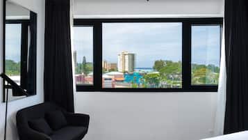 Habitación Deluxe con 2 camas individuales | Vista a la ciudad