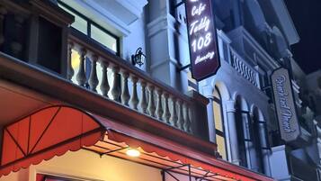 Overnatningsstedets facade