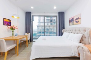 1 soveværelse, strygejern/strygebræt, gratis Wi-Fi, sengetøj