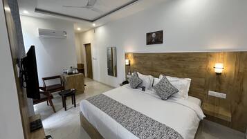 Deluxe-rum | Strykjärn/strykbräda, gratis wi-fi och sängkläder