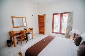Standard Double Room, Pool View | 1 bedroom, pillowtop beds, minibar, in-room safe