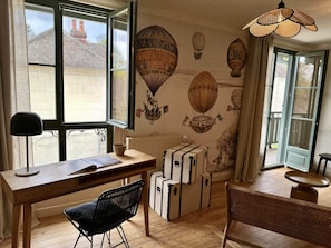 1 chambre, literie de qualité supérieure, couette en duvet d'oie
