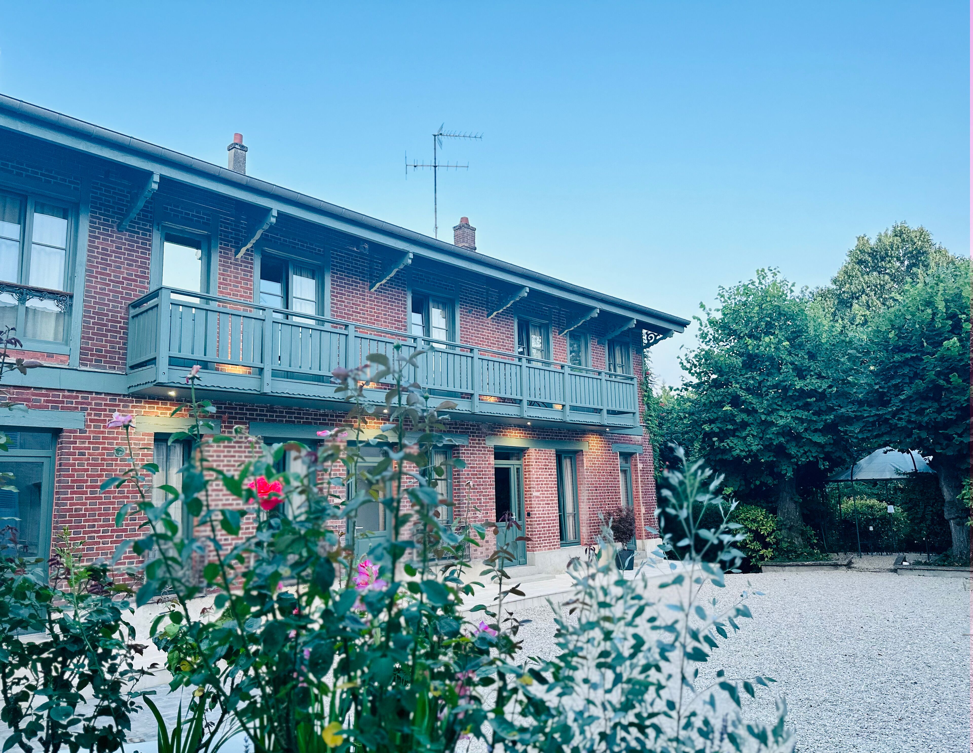 Voorkant van accommodatie