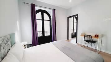 1 habitación y ropa de cama hipoalergénica