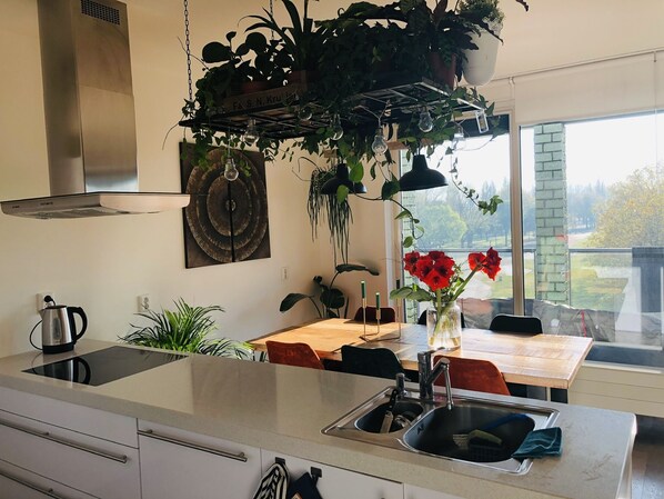 Private kitchen - Gorgeous apartment near Center/ Airport (+parking) (Amsterdam)