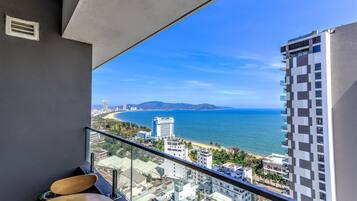 Panorama appartement | 1 slaapkamer, geluiddichte muren, een strijkplank/strijkijzer