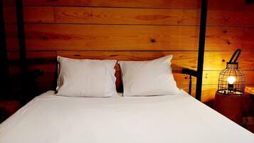 Hypo-allergenic bedding, down duvets, soundproofing, free WiFi