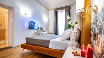 Superior Double Room | Hypo-allergenic bedding, memory foam beds, in-room safe, desk