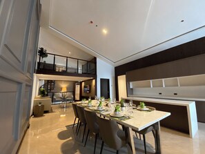The Garden Suite | Living area | 42-inch Smart TV with cable channels