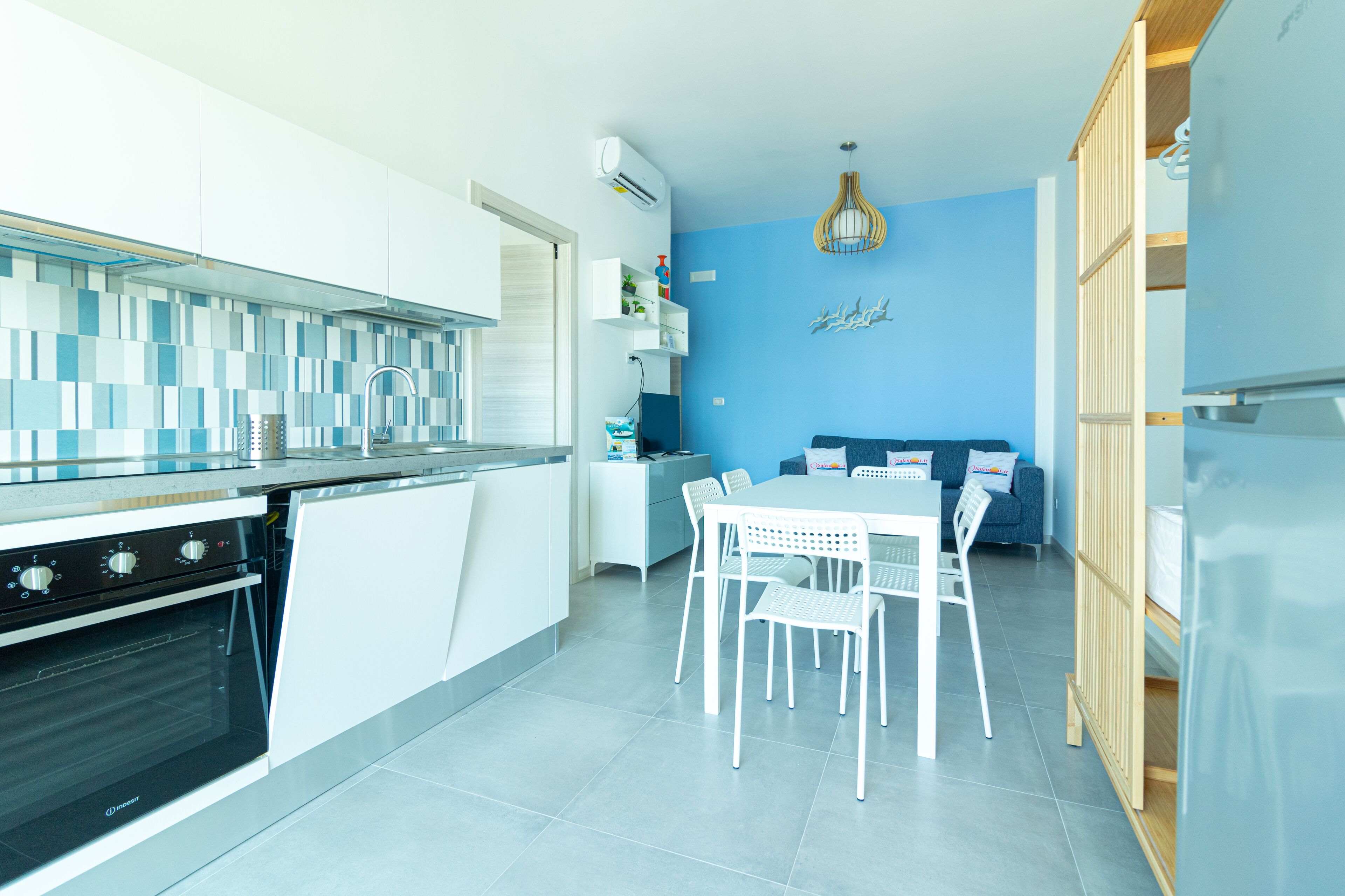 Comfort Apartment, 1 Bedroom, Terrace, Sea View | Private kitchen | Full-size fridge, oven, stovetop, dishwasher