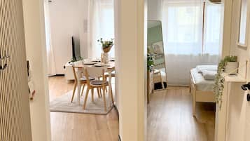 1 Schlafzimmer, Bügeleisen/Bügelbrett, Reisekinderbett, kostenloses WLAN