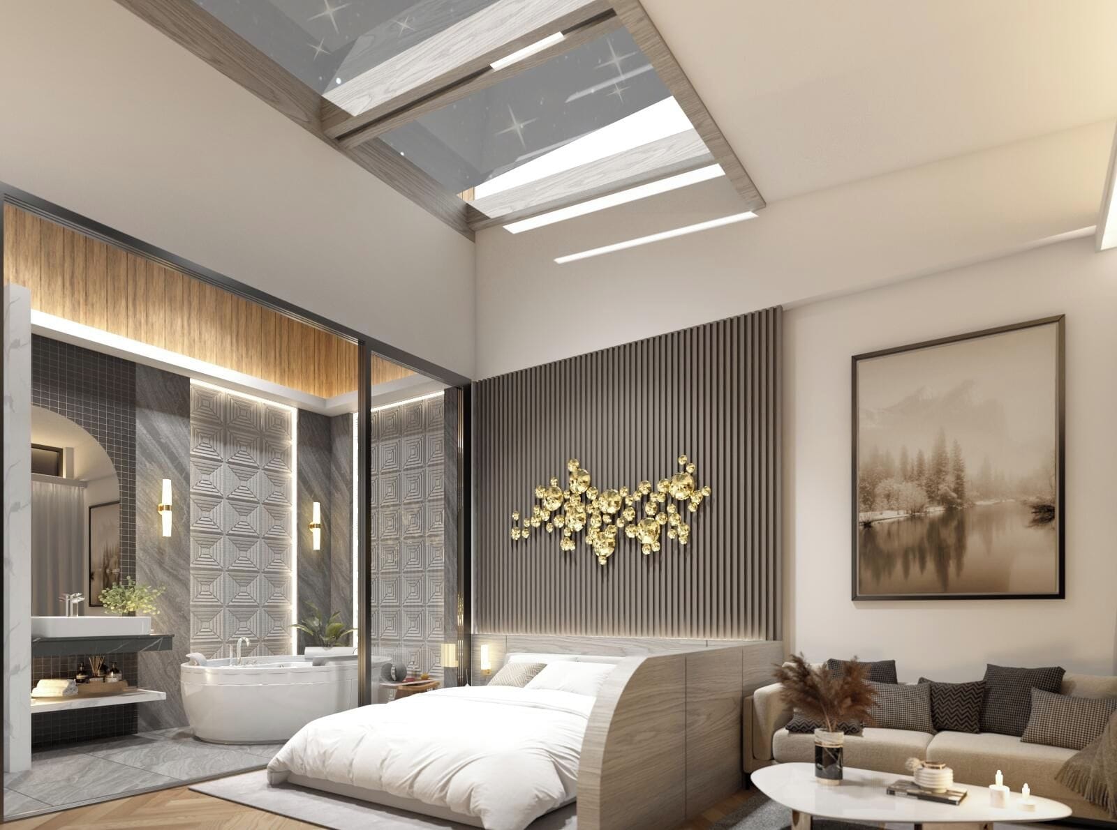 1 Bedroom Sky Roof with Jacuzzi Villa | Värdeförvaringssk åp på rummet, skrivbord och gratis wi-fi