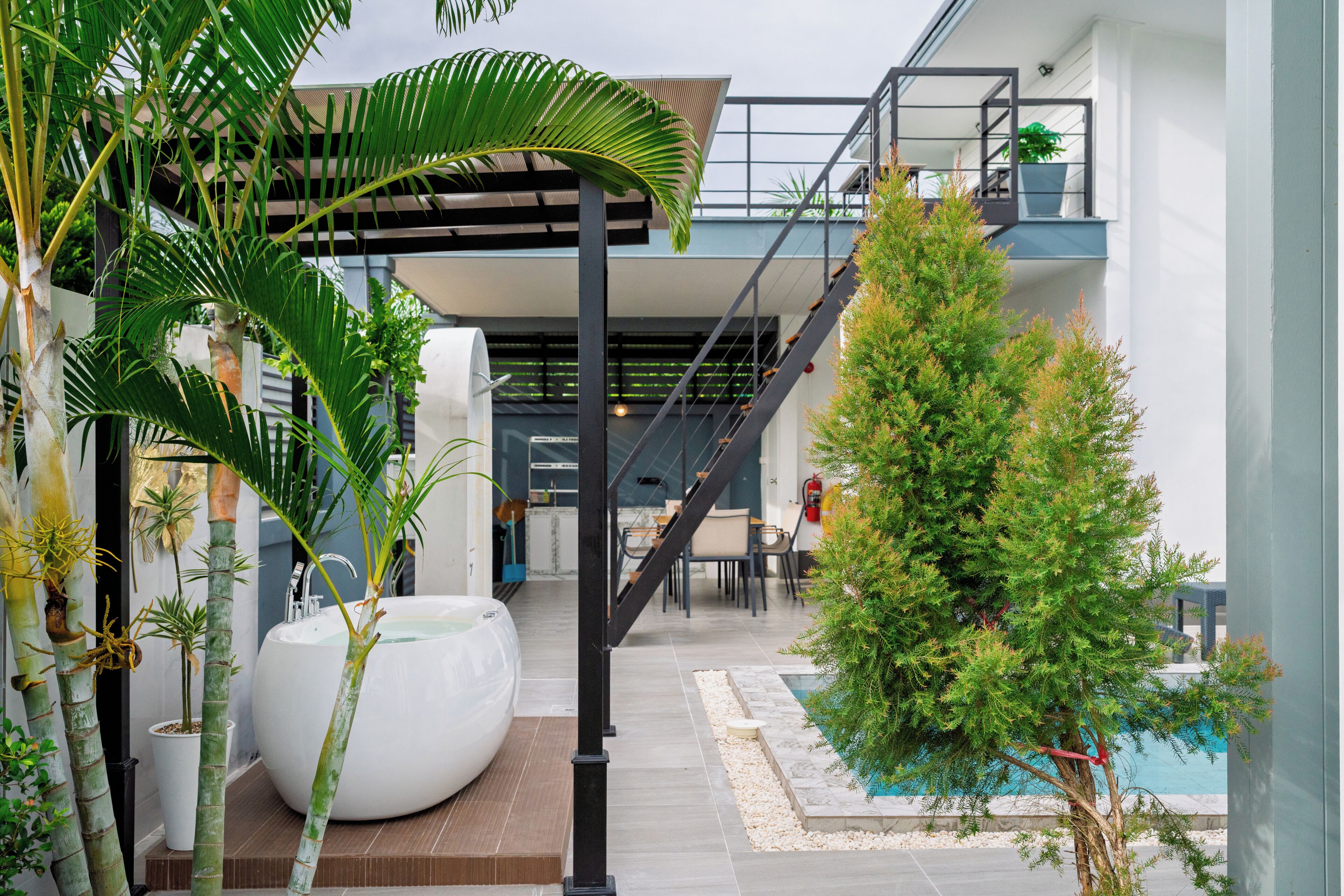 3 Bedroom PoolVilla with Rooftop Terrace | Vista do quarto