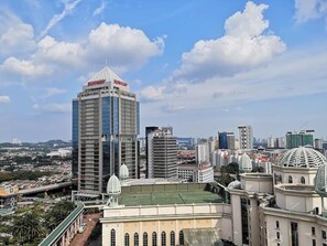 Blick von der Unterkunft