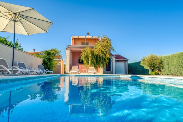 Indoor pool, a heated pool