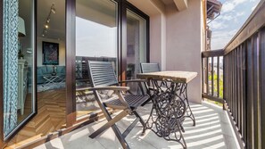 公寓 (ul. Wiejska 58/4) | 露台/庭院