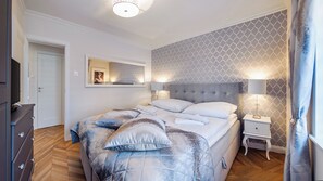 Apartamento (ul. Wiejska 58/4) | 2 quartos, ferros/tábuas de passar roupa, Wi-Fi de cortesia