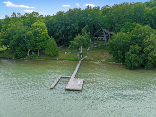 Walloon Lake Residence on 246' of Private Frontage!