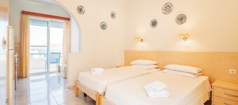 Holiday Home 'Olympus Tilos Apt Twin B1' with Sea View, Wi-Fi and Air Conditioning