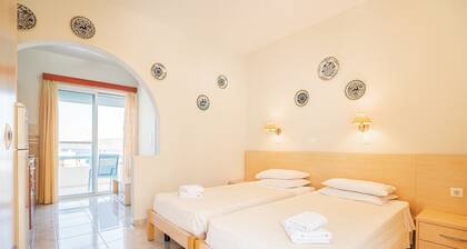 Holiday Home 'Olympus Tilos Apt Twin B1' with Sea View, Wi-Fi and Air Conditioning