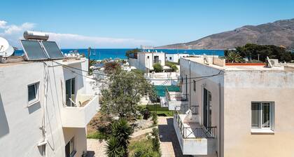 Holiday Home 'Olympus Tilos Apt Twin B1' with Sea View, Wi-Fi and Air Conditioning