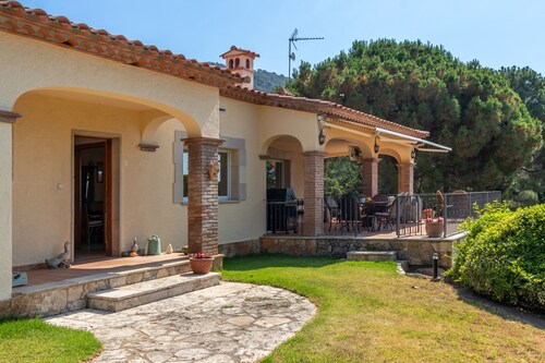 Villa 'Bell Lloc St Cristina Dar' with Mountain View, Private Pool and Wi-Fi
