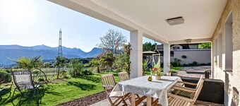 Holiday Apartment 'Weitblick Kaltern' with Mountain View, Private Terrace, and Garden