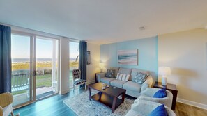 Appart'hôtel, 2 chambres | Coin séjour