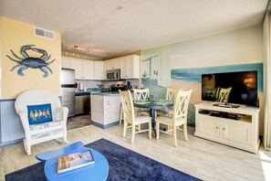 Condo, 1 habitación | Área de sala de estar