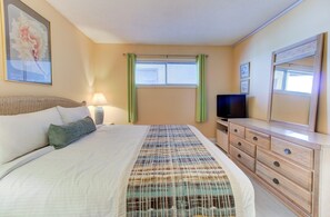 Condo, 1 Bedroom | 1 bedroom, iron/ironing board, free WiFi