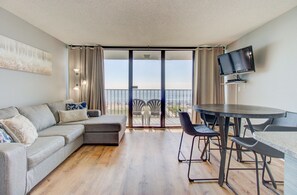 Condo, 1 Bedroom | Living area - 0309 The Blue Depth by Atlantic Towers (Carolina Beach)