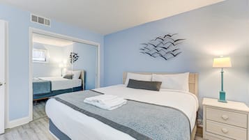 Condo, 1 Bedroom | 1 bedroom, iron/ironing board, free WiFi