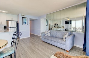 Condo, 2 Bedrooms | Living area - 1014 The Sea Is Calling by Atlantic Towers (Carolina Beach)