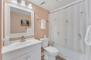 House, 2 Bedrooms | Bathroom - 0514 Double The Pleasure by Atlantic Towers (Carolina Beach)